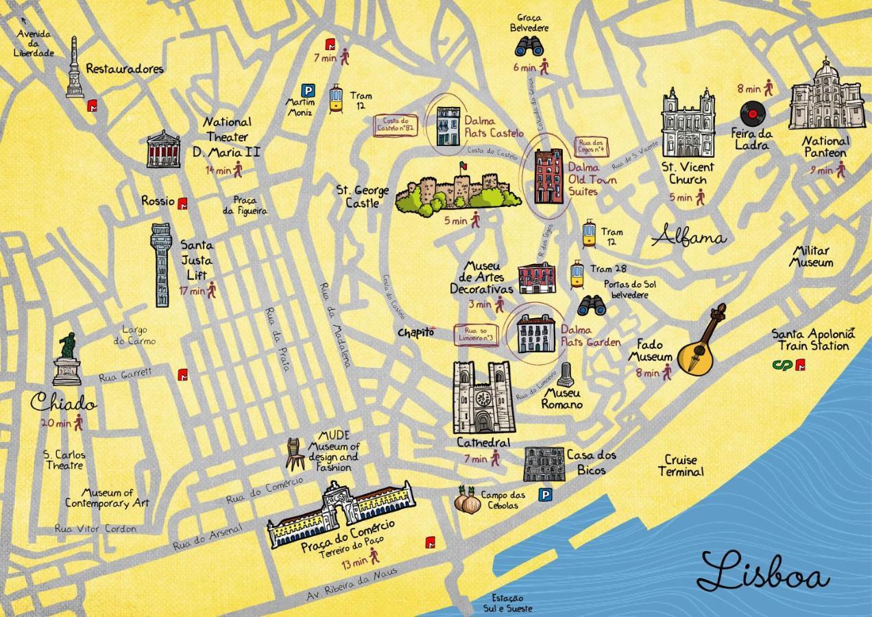 리스본 Dalma Old Town - Castelo 아파트 호텔 외부 사진